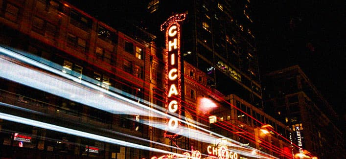 Lincoln Park Chicago Il event venues skyline backdrop