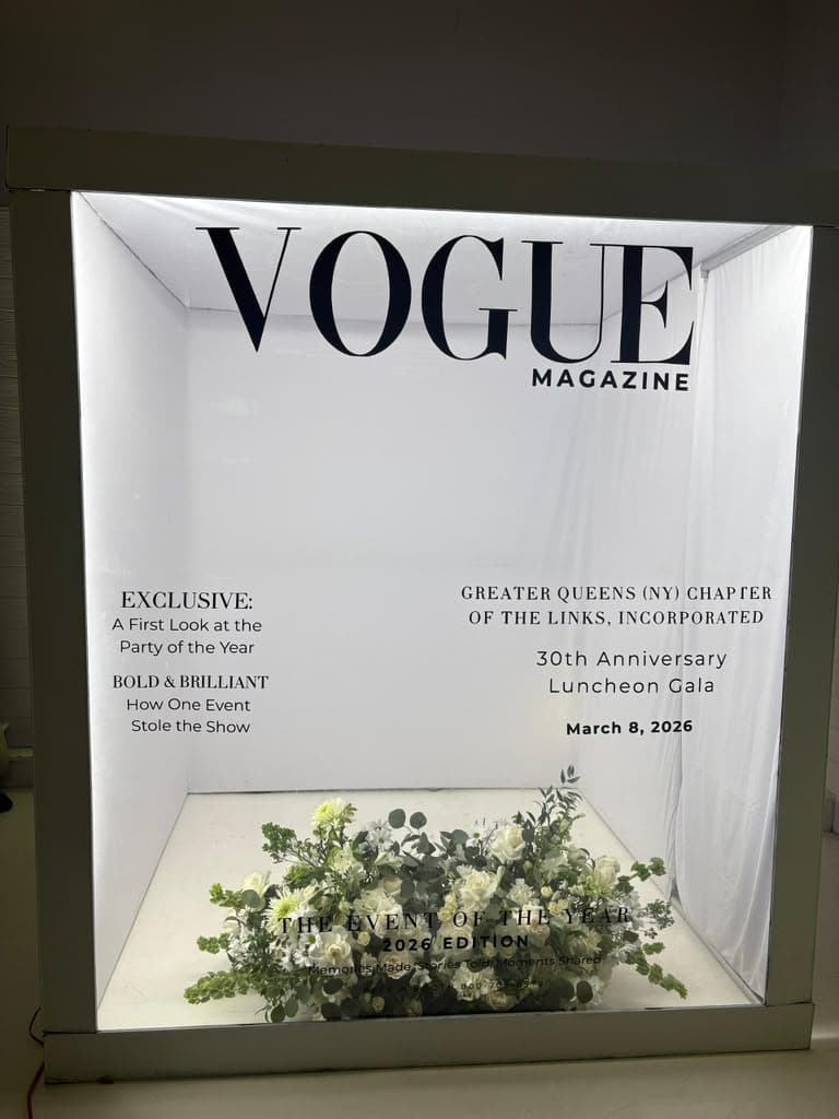 Vogue Magazine Photo Booth Setup