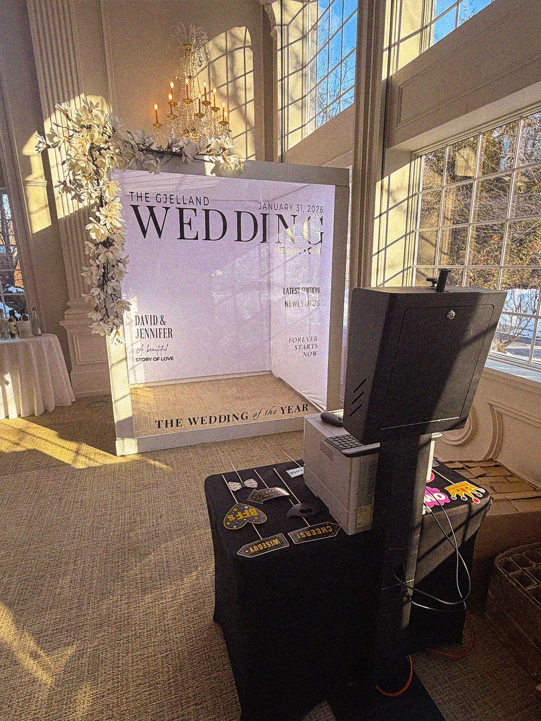 vogue magazine photo booth east & west dundee