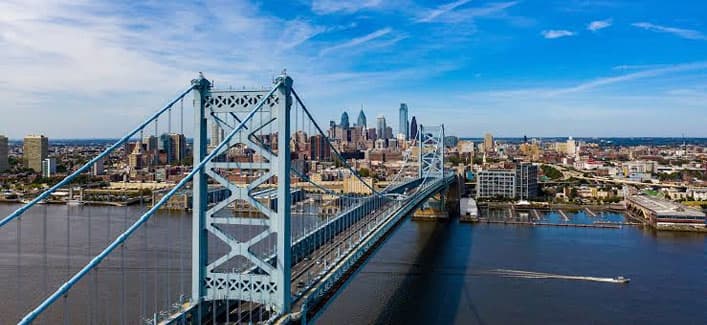 Philadelphia event venues skyline backdrop
