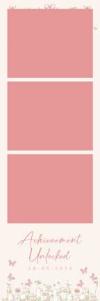 W012 Wedding Photo Booth Print Template Layout