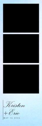W020 Wedding Photo Booth Print Template Layout