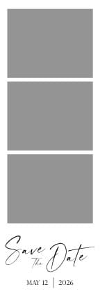 W022 Wedding Photo Booth Print Template Layout