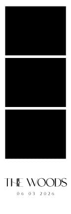 W029 Wedding Photo Booth Print Template Layout