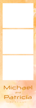 W036 Wedding Photo Booth Print Template Layout