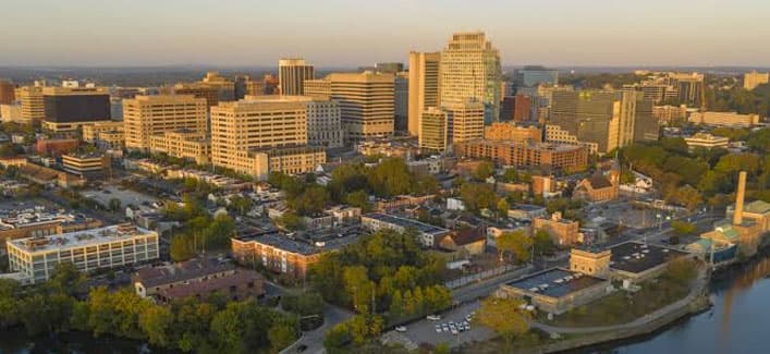 Wilmington, DE event venues skyline backdrop