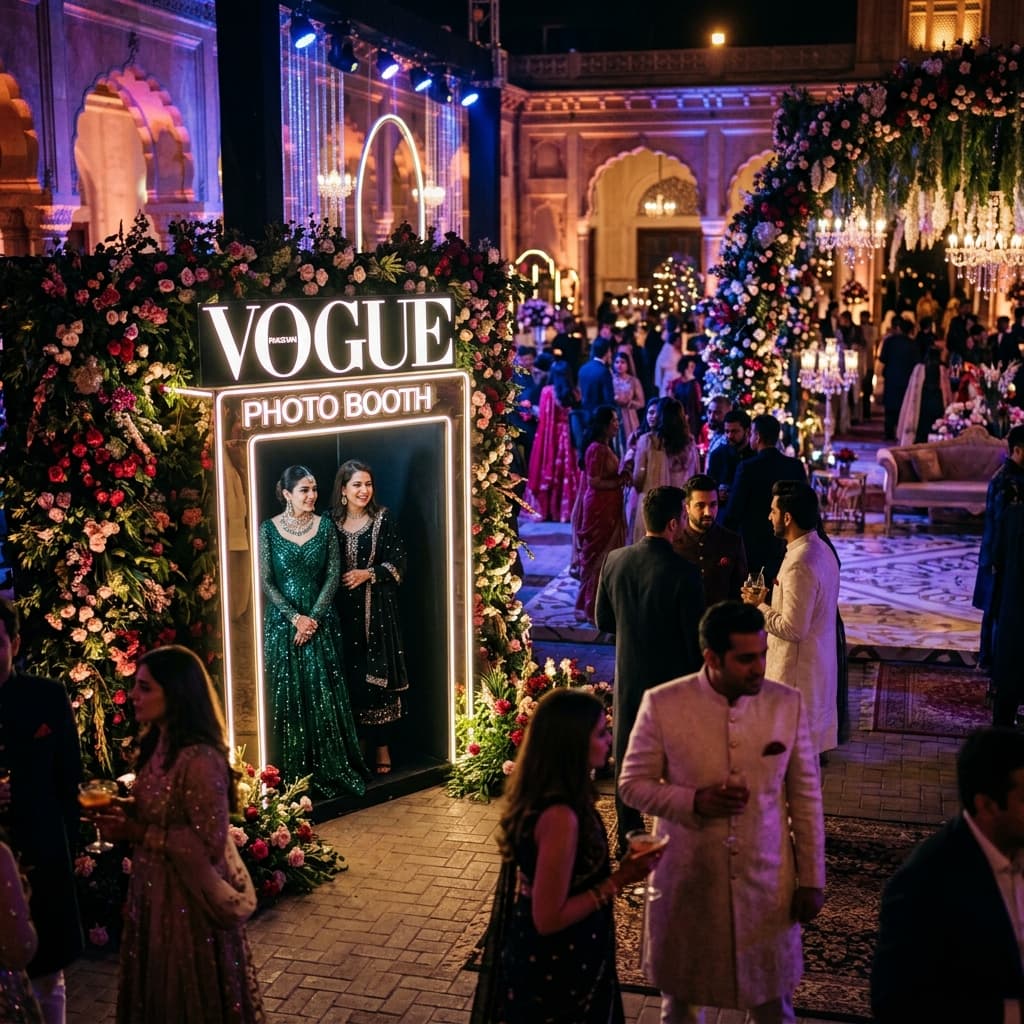 Luxury Photo Booth Setup