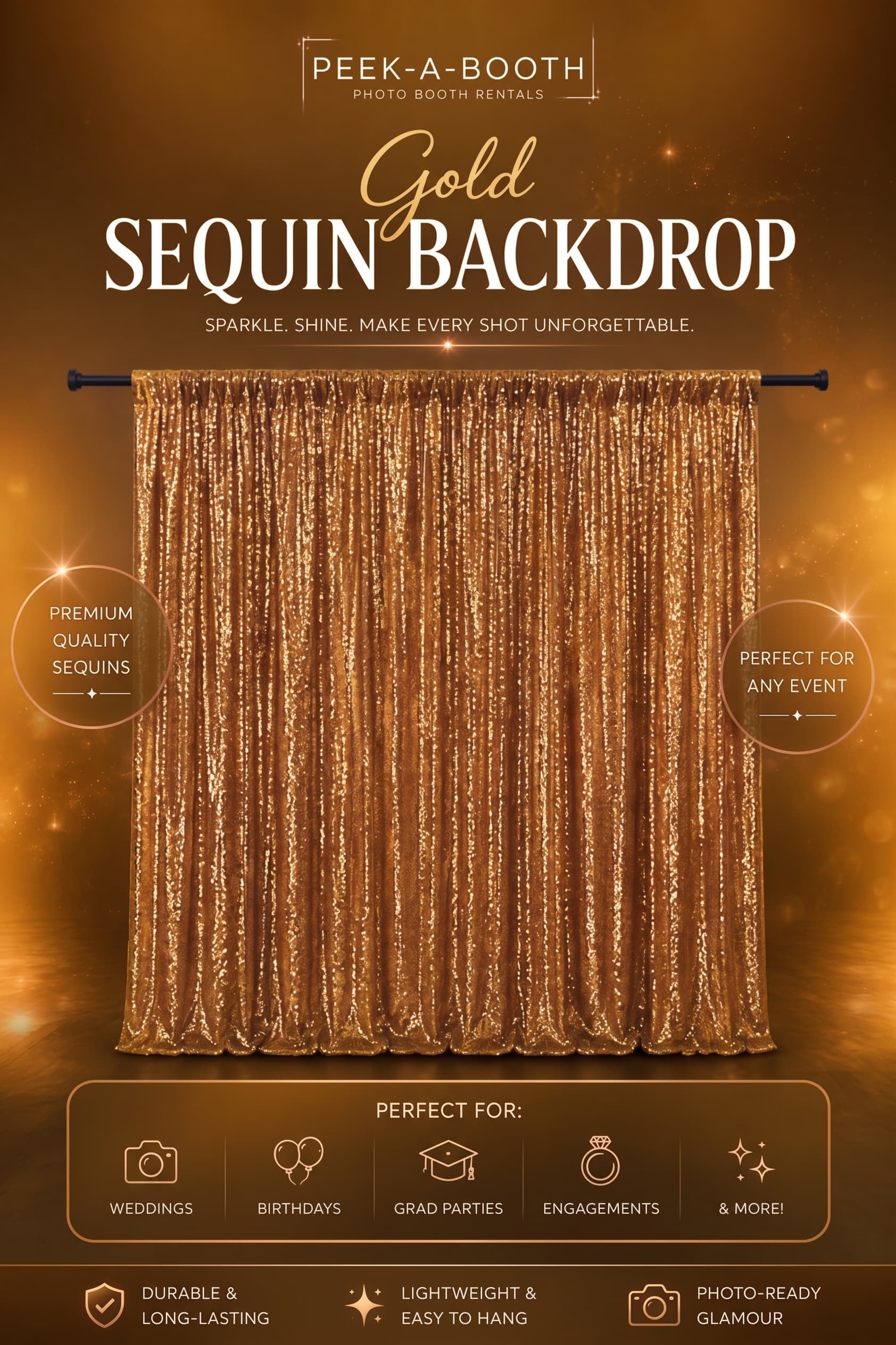 Gold Backdrop