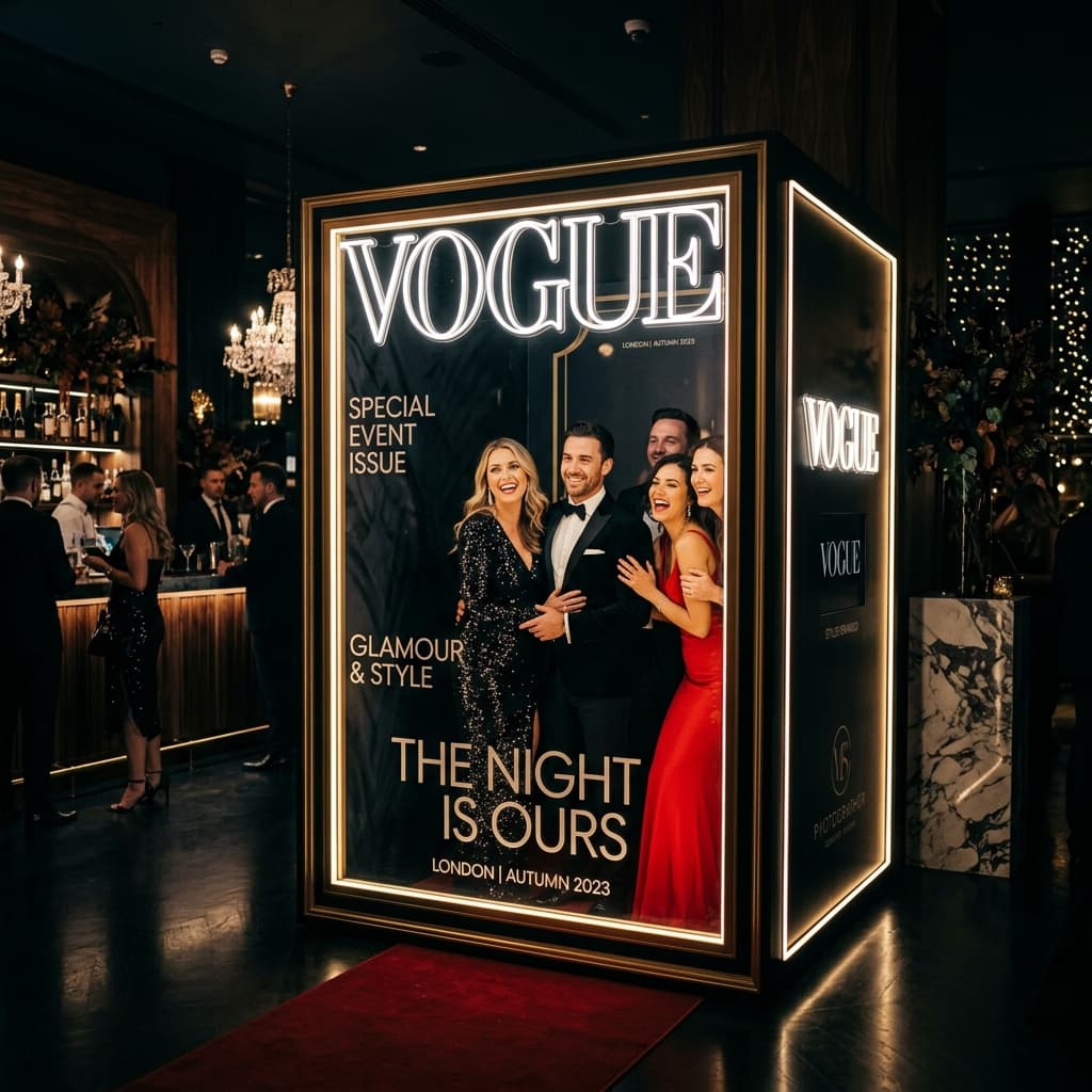 Vogue Magazine Photo Booth Box