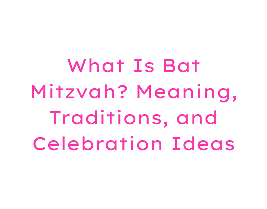 What Is Bat Mitzvah